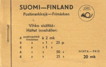 Booklet, Lion type m/30, Finland,  , Coats of Arms, Heraldic Animals, Лев, Stylized Animals