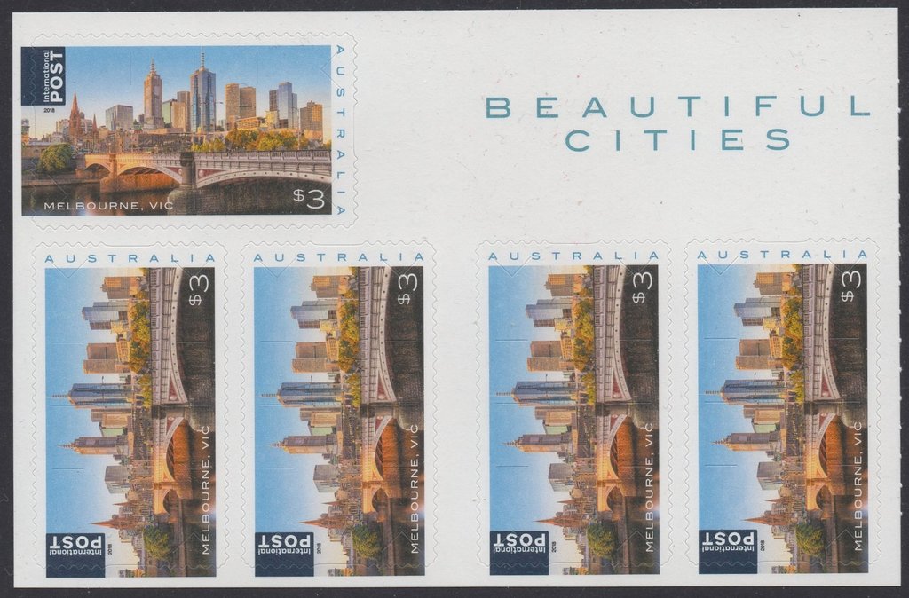 Beautiful cities self adhesive booklet