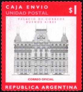 Stamp, Main Post Office, Buens Aires, Argentina,  , Post Offices