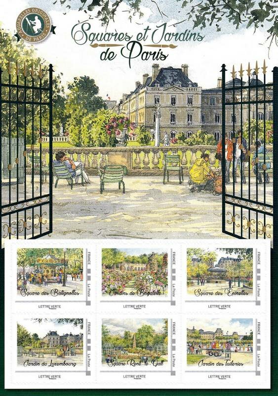 Squares and Gardens of Paris (summer LV)