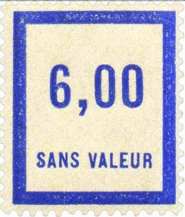 Timbre fictif de cours d'instruction