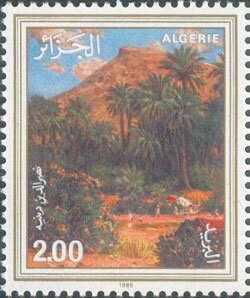 Stamp, Tableaux de N. Dinet, Algeria,  