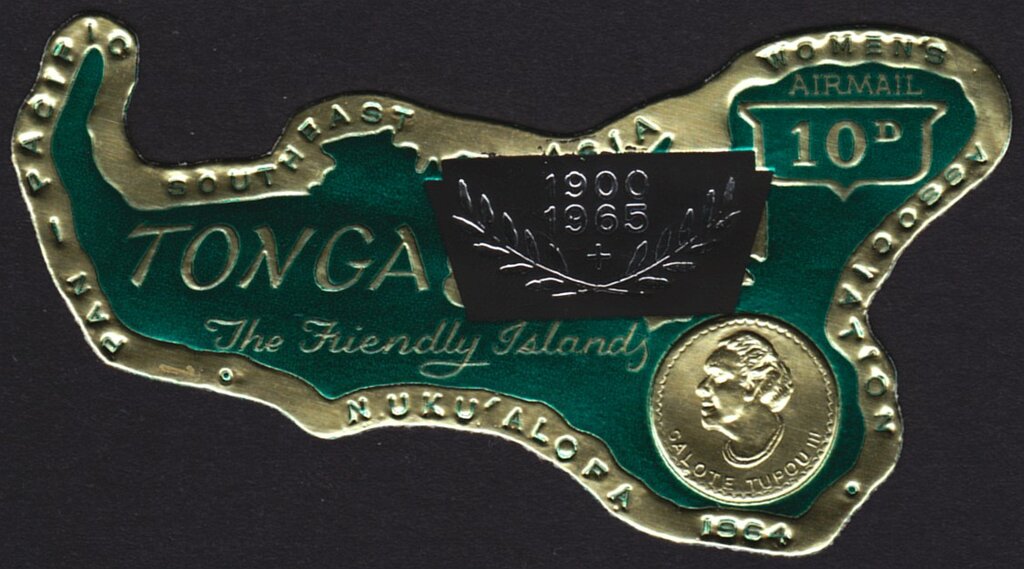 Map of Tongatapu - overprinted