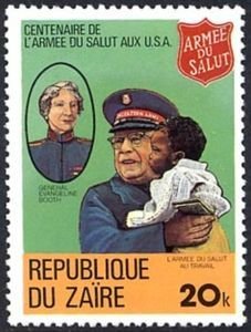 Stamp, The Salvation Army, Zaire,  , Salvation Army, Infants