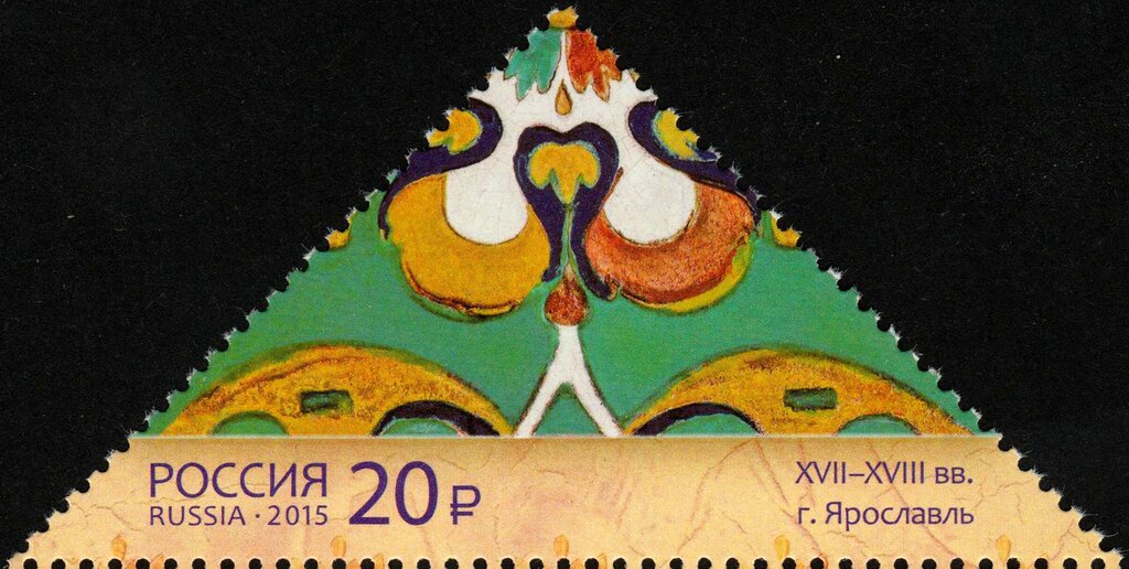 Ceramic tiles. Yaroslavl. XVII-XVIII c.