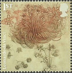 Stamp, Star-of-Bethlehem, United Kingdom of Great Britain & Northern Ireland,  , Art, Plants (Flora)