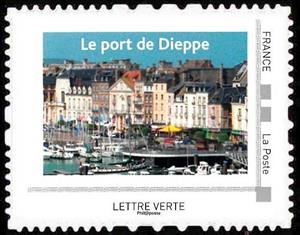 Stamp, Le port de Dieppe, France,  , Ports, Townscapes / City Views