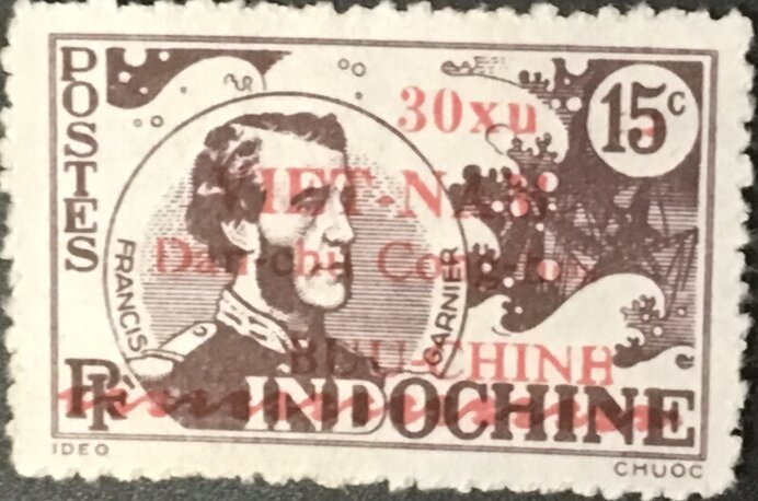Francis Garnier overprinted