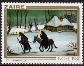 Stamp, Noel 1980, Zaire,  , Christmas