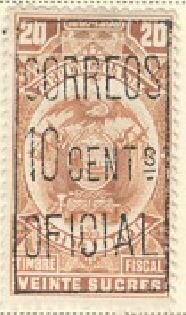 Fiscal Stamp Surcharged