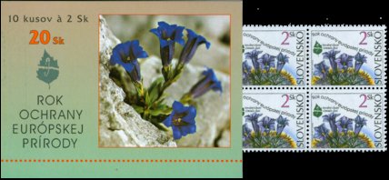 Booklet, Environment Protection, Slovakia,  , Environment Protection, European Years, Flowers, Plants (Flora)