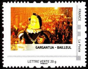 Stamp, Gargantua - Bailleul, France,  