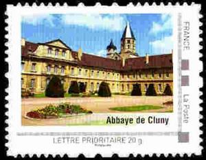 Stamp, Abbaye de Cluny, France,  , Churches - Cathedrals - Basilicas - Chapels