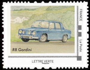 Stamp, R8 Gordini, France,  , Cars