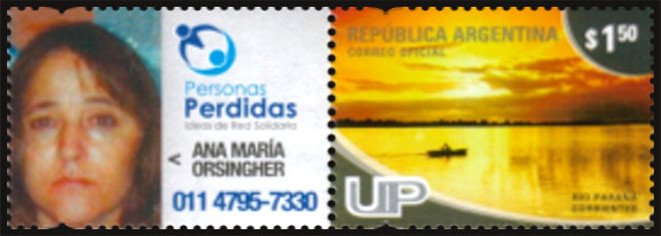 Rio Parana - Missing person: Ana Maria Orsingher