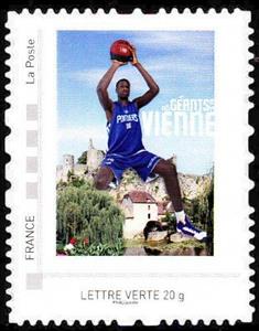Stamp, Les geants de Vienne, France,  