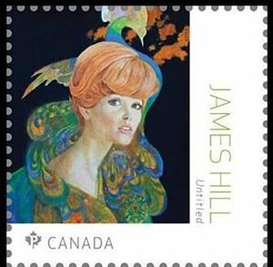 Stamp, Canadian Illustrators : James Hill, Canada,  , Art, Illustrators