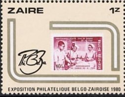 Stamp, Exposition Philatelique Belgo-Zairoise, Zaire,  , Stamps