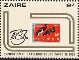 Stamp, Exposition Philatelique Belgo-Zairoise, Zaire,  , Stamps