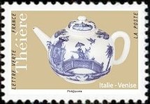 Stamp, Italian Teapot from Venice, France,  , Ceramics, Tea