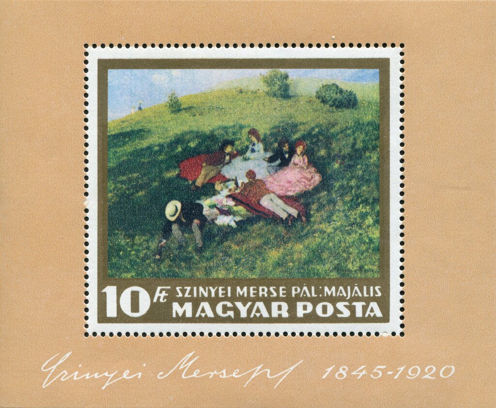 "Picnic in May" by Pál Szinyei Merse.