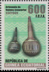 Stamp, Handicrafts (2018), Equatorial Guinea,  , Crafts