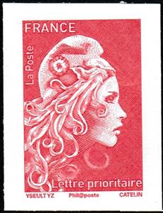 Stamp, Marianne, France,  , Famous People, Symbols