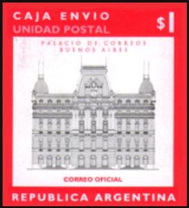 Stamp, Main Post Office, Buens Aires, Argentina,  , Post Offices