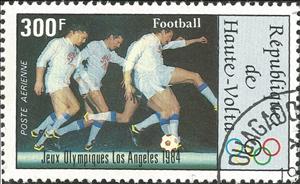 Stamp, Football, Upper Volta,  , Football (Soccer), Olympic Games