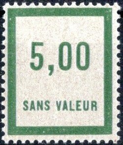Timbre fictif de cours d'instruction
