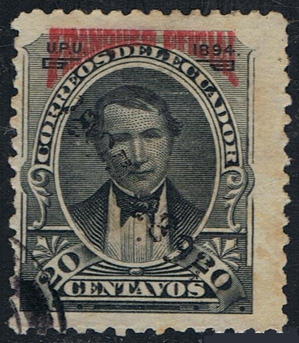 Vicente Rocafuerte Overprinted