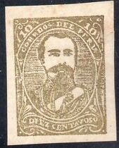 Col. Francisco Bolognesi Overprinted
