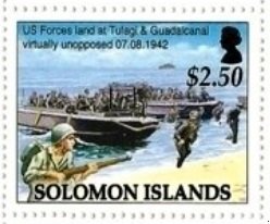 USForces land at Tulagi