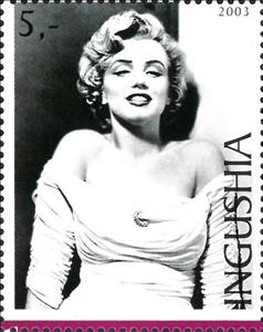 Stamp, Marylin Monroe, Cinderellas,  , Famous People