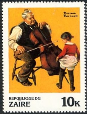 Norman Rockwell (1894-1978) Grandpa’s Ballerina