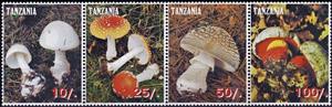 Se-tenant, Various Mushrooms, Cinderellas,  , Mushrooms