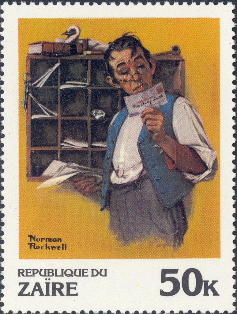 Norman Rockwell (1894-1978) The Postal Worker