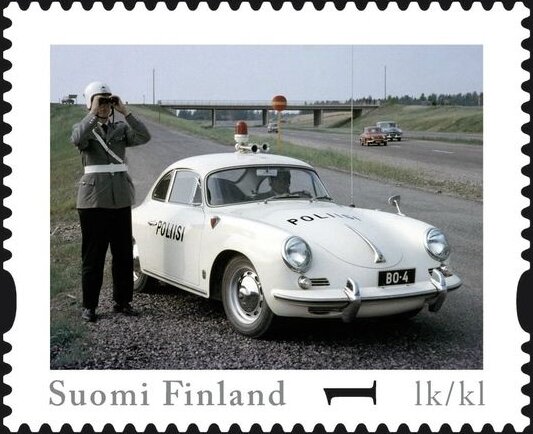 Police cars - Porsche 356B