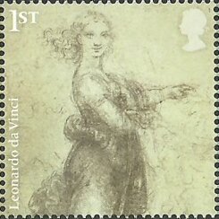 Stamp, A Woman In Landscape, United Kingdom of Great Britain & Northern Ireland,  , Art