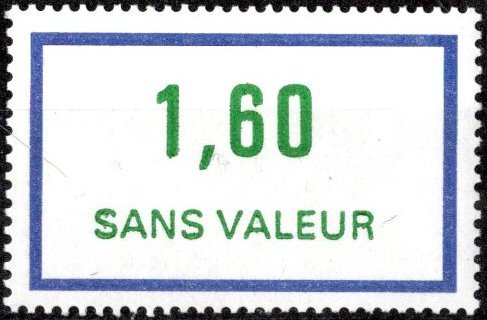 Timbre fictif de cours d'instruction