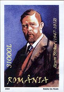 Stamp, Bram Stoker, Romania,  , Authors, Famous People, Literary People (Poets and Writers), Men