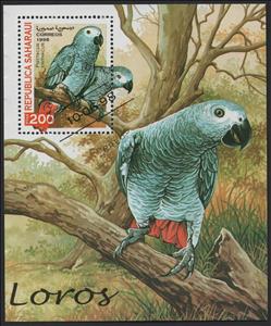 Souvenir Sheet, Parrots, Cinderellas,  , Birds, Parrots