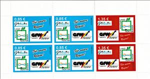 Mini Sheet, For Our Region, Germany, Modern Private Post Offices,  , Advertisements