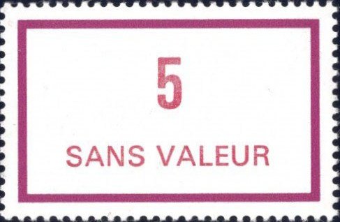 Timbre fictif de cours d'instruction