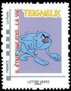 Stamp, Teigneux, France,  , Cartoons