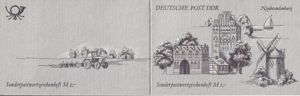 Booklet-Neubrandenburg (Sonderpostwertzeichen)