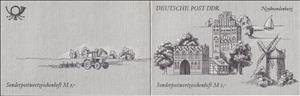 Booklet, Booklet-Neubrandenburg (Sonderpostwertzeichen), Germany, Democratic Republic,  