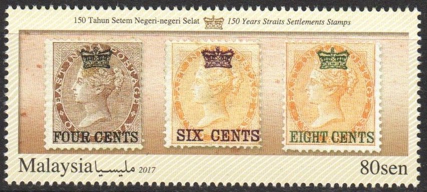150th Anniversary of stamps of Straits Settlements