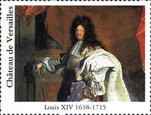 Stamp, Castle of Versailles, Cinderellas,  , Castles