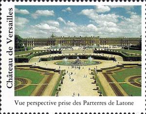 Stamp, Castle of Versailles, Cinderellas,  , Castles